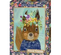 Heye Sweet Squirrel 1000 Piece Jigsaw Puzzle Silver