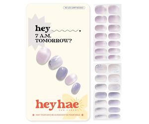 Heyhae Semi Cured Gel Nail Strips - Hey, 7 A.M. Tomorrow?