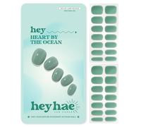Heyhae Semi Cured Gel Nail Strips Salon Quality - Hey, Heart by the Ocean