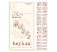 Heyhae Semi Cured Gel Nail Strips Salon Quality - Hey, Let Love Bloom