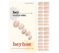 Heyhae Semi-Cured Gel Nail Strips Spring Nails No LED Lamp Required Easy to Apply and Remove Includes 28 Strips 1 Prep Pad 1 Nail File and 1 Wooden Stick -