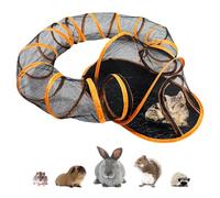 HEYHOME Small Animal Playpen Cat Tent for Outside Indoor Pet Enclosure Playground with Waterproof Bottom & Fun Circle Play Tunnel Suitable for Kitty Cat and Small Animal with Carry Bag