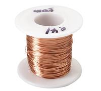 Heyiarbeit 25 AWG Magnet Wire Enameled Copper Wire Enameled Magnet Winding Wire 164 ft 0.0161" Diameter Temperature Rating 155℃ Magnetic Coil for Motors Transformers Inductors
