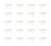 Heyiarbeit 32pcs Outlet Covers Child Proof Plug Cover Electrical Protector Safety Caps for Home Office Electrical Outlets Child Safety Socket Cover 2 Holes White