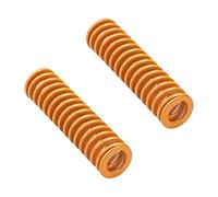 Heyiarbeit 8mm OD 4mm ID 30mm Long Spring Steel Spiral Stamping Light Load Compression Mould Die Spring for 3D Printer Yellow 10PCS