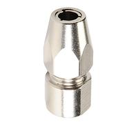 Heyiarbeit Flex Collet Coupler CNC Stainless Steel for 3.18mm Motor Shaft and 4mm Flex Shaft Flexible Coupling DIY RC Boat Submarine Positive 1Pcs