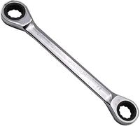 Heyiarbeit Ratcheting Wrench, 22mm x 24mm Metric Double Box End Ratchet Spanner, Box Spanner 1pcs