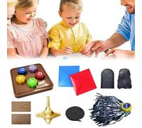 HEYIDAMAI Gonggi Korean Game Set: Traditional Stone Catching Game with Five Coloured Stones Ages, Improves Hand-Eye Coordination and Speed