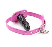 HeYie Realistic Penis Dildo Gag Extreme Bondage Deepthroat Game Gag Dildo Penis SM Mouth Gag Fetish Sex Toy BDSM Mouth Plug Mouth Gag Penis Dildo (Size : 10cm)