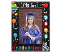 HEYINSHEN My First Graduations Picture Frames 2025 Preschool Graduation Photo Frame Pre K Preschool Kindergarten Gifts My First Graduations Photo Frames for Son Daughter Pre K Graduation Decor