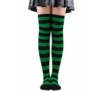 Heyjoin Rainbow Striped Knee High Socks Colorful Stockings for Women