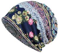 Heyjoin Slouchy Beanie Hat Stretch Sleep Turban Hats Cancer Headwear Cap (Chrysan)