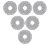 Heykewi 6 Wiper Pads for iRobot Roomba Plus 405 Combo / 505 Comb/Dreame X40 Ultra Complete/ L20 Ultra/ L10s Pro Ultra Heat/X40 Master/L40 Ultra/L10s Ultra Gen 2/Mova P50 Pro Ultra Robot Replacement