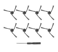 Heykewi Replacement Side Brushes for X40 Ultra Complete / L40 Ultra / X40 Master, for Mova P50 Pro Ultra Robot Vacuum Cleaner, 8 Side Brushes + 1 Screwdriver