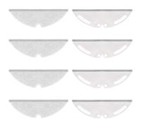 Heykewi Replacement Wiper Pads for Dreame D20 / D20 Pro Plus Robot Vacuum Cleaner Replacement Parts, 8 Wiper Pads