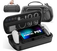 HEYLACOOLX Hard Carrying Case Compatible with PlayStation Portal Remote Player 5 【Water-Resistant & Anti-Scratch 】 PS5 Portal Case Storage Pouch Carrying Travel Game Bag w Mesh Pocket