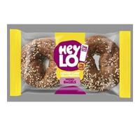 HeyLO Bakery Fresh Seeded Low Carb Bagels Pack of 2 x 75g