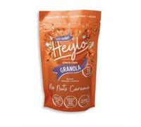 Heylo Keto Breakfast Caramel Crunch Granola -360G - ONLY 1.7 Gram Carb per Serving - Low Carb Keto Cereal. (360g, Caramel)