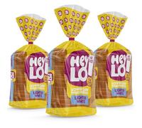 Heylo Lighter White Keto Bread (Pack of 3) | Low Carb, Low Calorie Sliced Bread | Soft White Loaf for Sandwiches, Toast & Keto Snacks