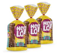 Heylo Low-Carb Better Brown Bread (3 x 320g) | 1.2g Carbs per Slice | High Protein, High Fibre Brown Bread | Soft Sliced Loaf for Sandwiches & Toast