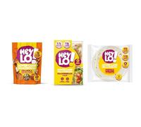 HeyLO Low Carb Bundle - Keto Caramel Granola (1.7g Carbs), Protein Crackers (1.5g Carbs) & Keto Wraps (4.6g Carbs) - High Protein Breakfast & Snack Pack