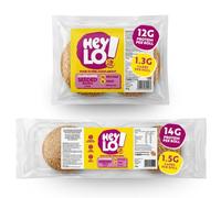 HeyLO Low Carb Gluten Free Keto Bread Bundle, 1.3-1.5g Carbs & 13g Protein