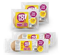 HeyLO Low Carb Gluten Free Keto Bread Bundle, 1.3-1.5g Carbs & 13g Protein
