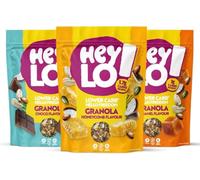 HeyLO Low Carb Keto Granola Variety Pack, 1-1.9g Carbs per Serving