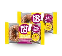 HeyLO Low Carb Seeded Keto Bagels, 1.4g Carbs & 24g Protein per Bagel