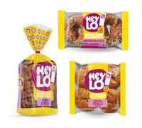 HeyLO! Seeded Keto Bread Bundle - 1 Pack Seeded Loaf 450g, 1 Pack of 2 Bagels, 1 Pack of 4 Seeded Rolls