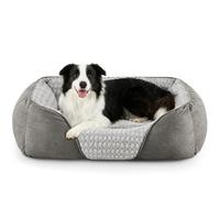 Heymamba Medium Dog Bed to Soothe/Stabilize Emotions, Machine Washable Dogs Sofa Bed and Dog Beds, Dogs Bed Medium with Soothing Function for Dachshund/Border Collie, 66x55x21cm