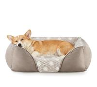 Heymamba Small Dog Bed and Low Leading Edge Puppy Bed, Dog Cat Easy to Enter Small Pet Sofa Bed for French Bulldog/Chihuahua/Teddy/kitten, 53x50x17cm