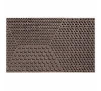 Heymat - Hex Door Mat Soil, 45x75 cm - Dark Brown
