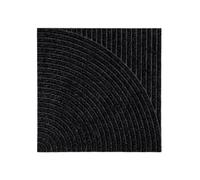Heymat Vertical & Circular Doormat Zen Black