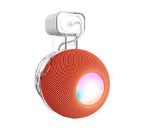 HeyMoonTong Transparent Outlet Wall Mount Holder Stand Fits for Apple HomePod Mini, A Space-Saving Accessory for HomePod Mini Smart Home Speakers with Cord Management, Hide Messy Wires