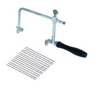 HEYMOUS Jewelers Saw Frame Set with Blades 12 Pieces Adjustable Jeweler Wax Cutting Saw Kit with Saw Blade Jewelry Making Tool Jewelers Tools