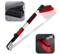 HEYNER Extra Long Unbreakable Telescopic Car Van Windscreen Ice Scraper Snow Insect Brush Xl 110 cm Robust Extendable H995200