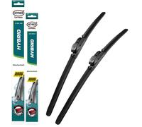 Heyner Fits: Vw Polo Cross Models 2006 To 2009 Hybrid Wiper Blades 21"19" Front Replacement Set HH2119TL