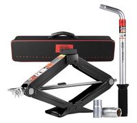 Heyner Germany 2 Ton Scissor Jack Stand L Wheel Wrench Lug Brace Extendable Tyre Change Kit Car Van 347200+417100