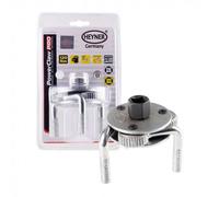 Heyner Germany Car Oil Filter Wrench 3 Leg Removal Tool 1/2" 3/8" 70-130mm Powerclaw H439000