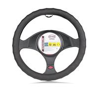 Heyner Germany Fits Vauxhall Mokka Car Steering Wheel Cover Dotted Universal 37 To 39 cm Black Soft H600000