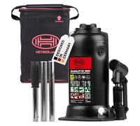 HEYNER Germany Heavy Duty Hydraulic Bottle Jack 5 Ton - Double Ram Car & Vehicle Lifting Tool for Garage & Emergency Use - Model 346050