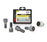 HEYNER Germany Locking Wheel Nuts Set of 4 with Unique Removal Key for Jeep Compass 2020-2025 M12x1.25x22 Security Anti-Theft Bolts 481/5