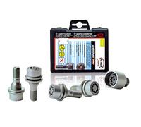 Heyner Germany Stil Block PRO Locking Wheel Bolts M12x1.25 for Vauxhall Crossland 2017-on Set of 4 with Unique Removal Key 766/5