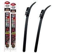 Heyner Germany Super Flat Wiper Blades Front Replacement Set for Citroen DS3 Models 2010 to 2017 24"16" HSF2416B