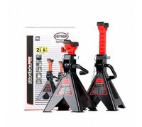 HEYNER Premium Adjustable Axle Jack Stands 2 Tons 2 pcs Set H347420