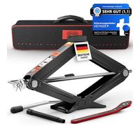 HEYNER® jack scissor jack with ratchet extension crank and rubber pad 2t incl. bag