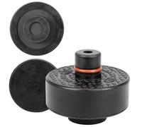 HEYNER Lifting Jack Pad For Tesla Rubber Lift Point Adapter O-Ring for Tesla Models 3,Y, S, X Protects Battery & Chassis Heavy-Duty Jack Stand Pad Safe Lifting (347720 Grooved)