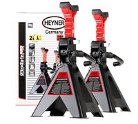 HEYNER Premium Adjustable Axle Jack Stands 2 Tons 2 pcs Set H347420
