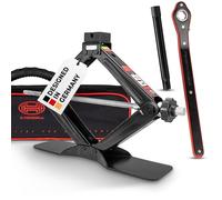 HEYNER® Scissor Jack 2 t With Ratchet For Jack In ag And Rubber Pad, Suitable For VW, Seat, Skoda and Audi cars, TÜV & GS 347H330